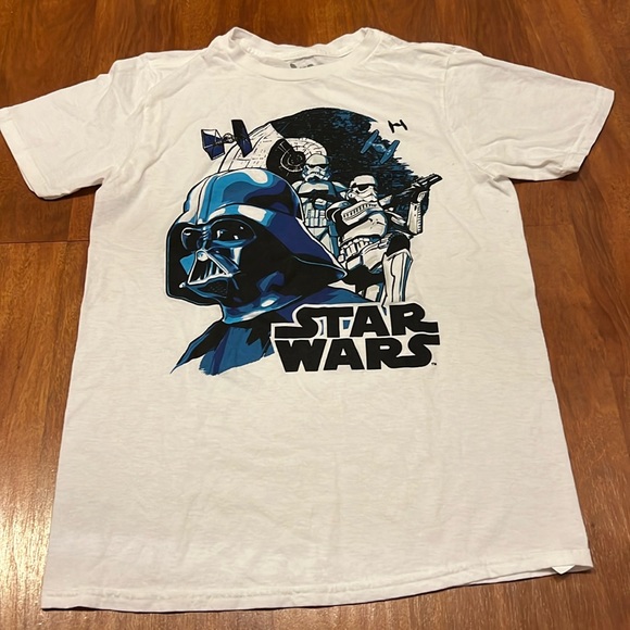 Darth Vader Star Wars Graphic short Sleeve T-shirt Tee - Picture 1 of 5